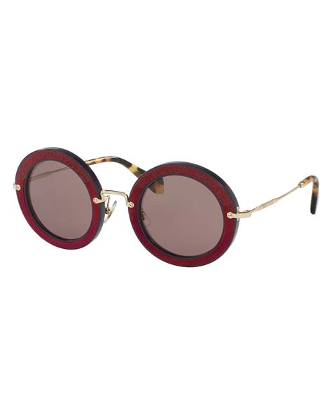 zonnenbrillen miu miu mu 08rs u6a6x1|Miu Miu MU 08RS CORE COLLECTION Sunglasses .